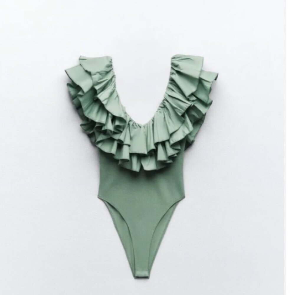 Zara Ruffle Bodysuit